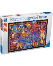 Slagalica Ravensburger od 3000 dijelova - Znakovi zodijaka