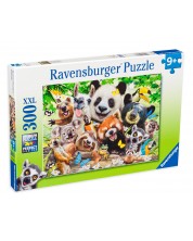 Slagalica Ravensburger od 300 XXL dijelova - Selfiji divljih životinja