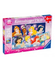 Slagalica Ravensburger od 2 x 24 dijela - Disneyjeve princeze