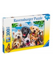 Slagalica Ravensburger od 300 XXL dijelova - Zadovoljni psi