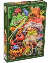 Puzzle Cobble Hill od 1000 dijelova - Žabe 