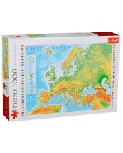 Slagalica Trefl od 1000 dijelova - Karta Europe
