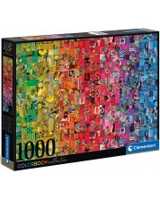 Puzzle Clementoni od 1000 dijelova - Apstraktni kolaž