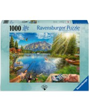 Slagalica Ravensburger od 1000 dijelova - Život na jezeru