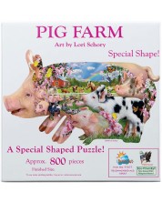 Slagalica SunsOut od 800 dijelova - Farma svinja