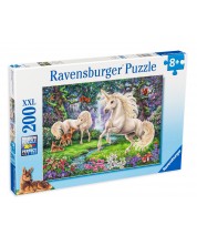 Slagalica Ravensburger od 200 XXL dijelova - Mistični jednorozi