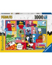 Slagalica Ravensburger od 1000 dijelova - Peanuts: Trenuci -1