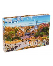Slagalica Enjoy od 1000 dijelova - Park Guell, Barcelona