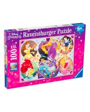 Slagalica Ravensburger od 100 XXL dijelova - Disneyeve princeze