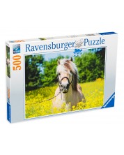 Slagalica Ravensburger od 500 dijelova - Bijeli konj