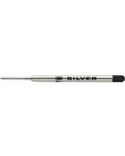 Punjenje za kemijske olovke Ico Silver - 0.8 mm, crno