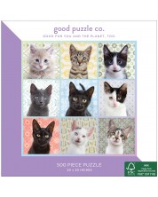 Slagalica Good Puzzle od 500 dijelova - Portreti mačaka -1