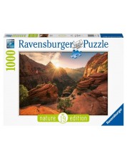 Puzzle Ravensburger od 1000 dijelova - Nacionalni park Zion