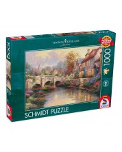 Slagalica Schmidt od  1000 dijelova - Na starom mostu, Thomas Kinkade