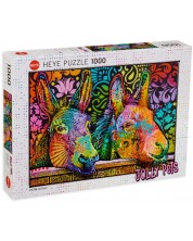 Puzzle Heye od 1000 dijelova - Magarčići 