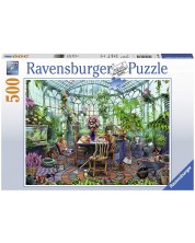 Slagalica Ravensburger od 500 dijelova - Jutro u stakleniku