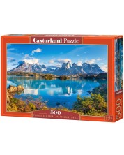 Slagalica Castorland od 500 dijelova - Torres del Paine, Patagonija, Čile ​