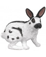 Figurica Papo Farmyard Friends – Bijeli zeko s crnim ušima -1