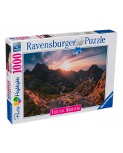 Slagalica Ravensburger od 1000 dijelova - Lijepe planine -1