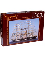 Slagalica Magnolia od 1500 dijelova - Veliki trgovački brod -1