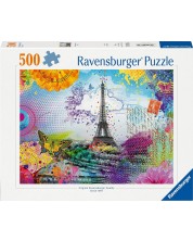 Slagalica Ravensburger od 500 dijelova - Razglednica iz Pariza -1