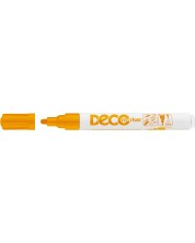 Permanentni marker Ico Deco - okrugli vrh, narančasti -1