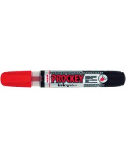 Permanentni marker Uni Prockey - PM-225F, na bazi vode, 1.4-2.0 mm и 3.7 mm, crveni