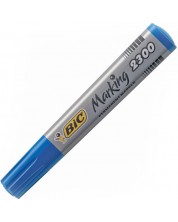 Permanentni marker Bic - 2300 kosi vrh, plavi -1