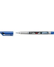 Permanentni fineliner flomaster Stabilo - Write-4-All, 0.7 mm, plavi