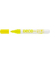 Permanentni marker Ico Deco - okrugli vrh, žuti -1