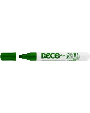 Permanentni marker Ico Deco - okrugli vrh, zeleni -1