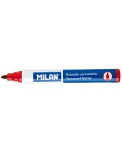 Permanentni marker Milan - Okrugli, crveni -1