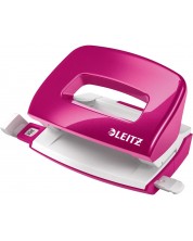 Bušilica za papir Leitz Wow - Zimba Mini, do 10 listova, roza metalik -1