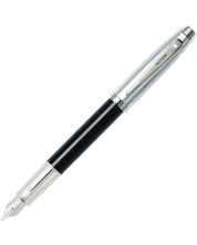 Nalivpero Sheaffer 100 - M, crno sa srebrom -1