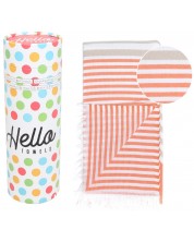 Pamučni ručnik u kutiji Hello Towels - Bali, 100 х 180 cm, narančasto-bež -1