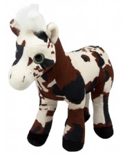 Plišana igračka Amek Toys - Pjegavi konj, bijele boje, 30 сm -1