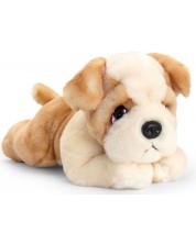 Plišana igračka Keel Toys - Bulldog leži, 25 cm -1