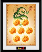 Plakat s okvirom GB eye Animation: Dragon Ball Z - Dragon Balls -1