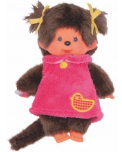 Plišana igračka Monchhichi Fluffy girl - Majmunčica, 20 cm -1