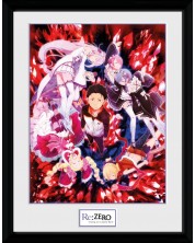 Plakat s okvirom GB eye Animation: Re:Zero - Key Art -1