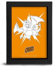 Plakat s okvirom The Good Gift Games: Pokemon - Charizard (POP Color) -1