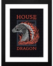 Plakat s okvirom GB eye Television: House of the Dragon - Red Dragon -1