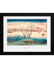 Plakat s okvirom GB eye Art: Hiroshige - Cherry Blossom at Gotenya -1