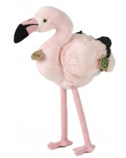 Plišana igračka Rappa Eko prijatelji - Ružičasti flamingo, 34 cm -1