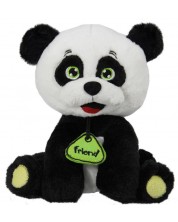 Plišana igračka Amek Toys - Panda s medaljonom, 20 сm -1