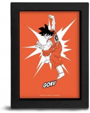 Plakat s okvirom The Good Gift Animation: Dragon Ball Z - Goku (POP Color)