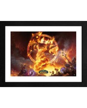 Plakat s okvirom GB eye Games: World of Warcraft - Ragnaros