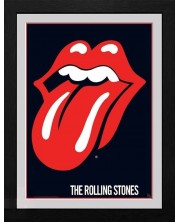 Plakat s okvirom GB eye Music: The Rolling Stones - Lips