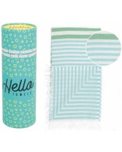 Pamučni ručnik u kutiji Hello Towels - Bali, 100 х 180 cm, tirkizno-zeleni -1