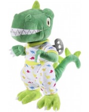 Plišana igračka Heunec Maskirani pjevač - Dinosaur u pidžami, 26 cm